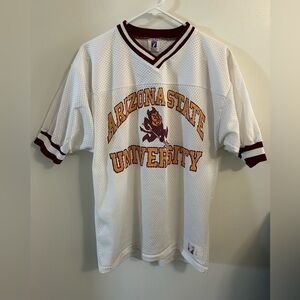 Vintage 80s 90s Arizona State Sun Devils Mesh Jersey Large NCAA Football Logo 7
